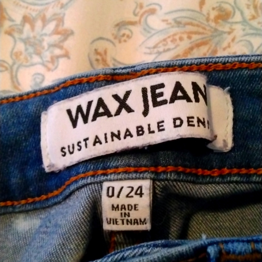 Denim jeans.